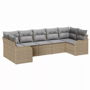 vidaXL, VidaXL - Outdoor-sofa poly-rattan, One Size, Beige