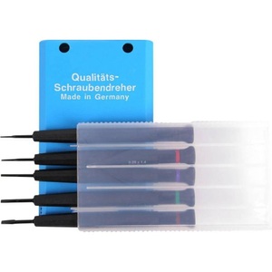Bernstein, Bernstein 4-380 Uhrmacher-Schraubendreher-Satz 5teilig Klingenbreite: 1 mm, 1.5 mm, 2 mm, 2.5 mm, 3 mm, 