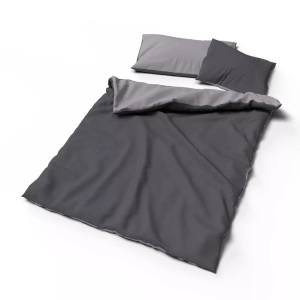 Lotus Bettwaren, Lotus Bettwäsche Bambus Doubleface Lotus Bettwäsche Bambus Doubleface, Lotus Bettwaren - Bettwäsche Bambus Doubleface, 240x240 cm, Grau