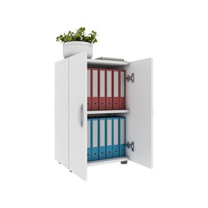 VCM, Büroschrank Bücher Ordner Aktenschrank Büromöbel Schrank Ulas 2-fach Drehtüren Büroschrank Bücher Ordner Aktenschrank Büromöbel Schrank Ulas 2-fach Drehtüren, VCM - Büroschrank mit 2 Fächern | moderner Aktenschrank Drehtüren Maße ca. H. 74 x B. 49 T. 34 cm Ulas 2-Fach, One Size, Weiss