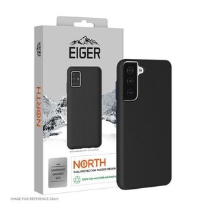 EIGER, Eiger - Samsung Galaxy S22 5G North Case Premium Hybrid Schutzhülle (EGCA00357) - Schwarz, Eiger Samsung Galaxy S22 Outdoor-Cover North Rugged Schwarz (EGCA00357)