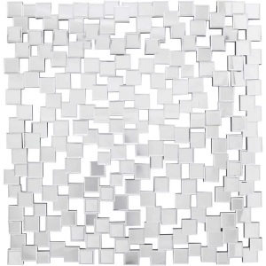mutoni casual, Wandspiegel 102x100, SalesFever Wandspiegel, Mosaikdesign aus Spiegelglasquadraten