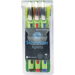 Schneider, Schneider Fineliner Xpress Basic 3er, Schneider Fineliner Xpress, 3 Farben, 190093