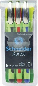 Schneider, Schneider Fineliner Xpress Basic 3er, Schneider Fineliner Xpress, 3 Farben, 190093