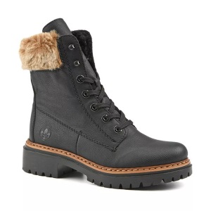 Rieker, Rieker Winterboots, mit Kunstfell am Schaft, Rieker - Kurilen-39, für Damen, Schwarz, Größe 39