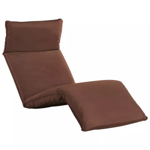 vidaXL, vidaXL Sonnenliege Klappbar Oxford-Gewebe Braun, vidaXL Sonnenliege Klappbar Oxford-Gewebe Braun