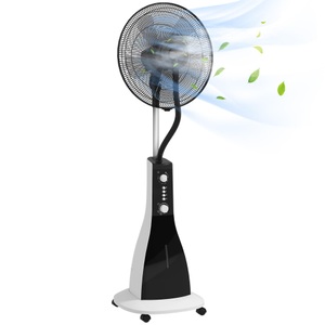 HOMCOM, Standventilator, Metall, ABS, Schwarz Standventilator, Metall, ABS, Schwarz, HOMCOM - Standventilator, One Size