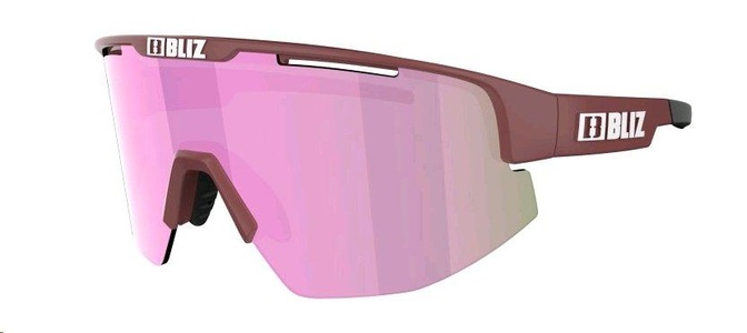 undefined, Bliz Matrix M11 Brille für schmale Gesichter matte wine red/brown/rose multi 2020 Brillen, Bliz Matrix Small Sportbrille