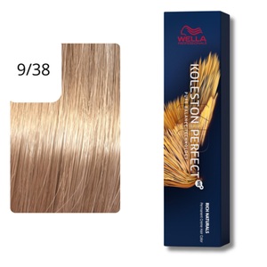 Wella Professionals, Wella Professionals Color Kolestone Perfect ME+ RICH NATURALS 9/38 lichtblond gold-perl 60ml, Wella Koleston Perfect Me+ Pure Naturals Haarfarbe 60 ml Rich Naturals Haarfarbe: 9/38 lichtblond gold-perl