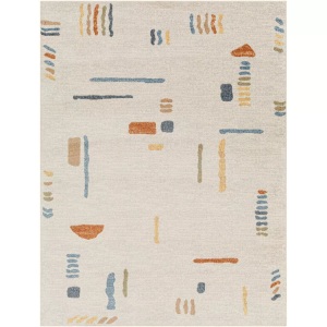Surya, Surya Teppich »Modern«, rechteckig, als Küchenteppich geeignet, Surya Teppich »KITTILA«, rechteckig, 5 mm Höhe, Maschinenwaschbar, Boho Kurzflor Wohnzimmerteppich, Schlafzimmer