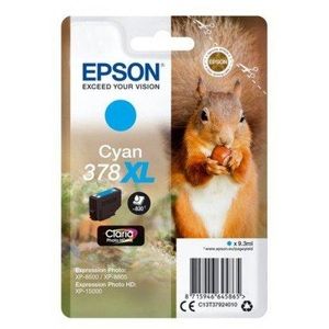 Epson, Original Tintenpatrone cyan Epson No. 378XL, T378240, Epson Tintenpatrone, blau, No.378XL, T379240, (830 Seiten)