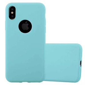 Cadorabo, Hülle für Apple iPhone XS MAX TPU Silikon Candy, Cadorabo - Hülle für Apple iPhone XS MAX TPU Silikon Candy, Blau