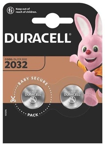 Duracell, Duracell Cr2032 3 V - Knopfzelle (Silber), DURACELL Long Lasting Power DL / CR 2032 (2 Stk)