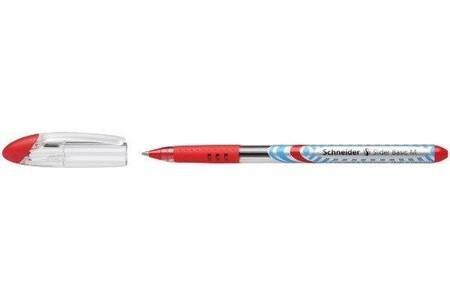 Schneider, SCHNEIDER Kugelschr. Slider Basic 1.0mm 151102 rot, M, Schneider Kugelschreiber Slider Basic, 0.5mm, rot, SN151102