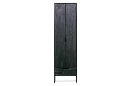 mutoni casual, Holzschrank Silas Eiche gebürstet Schwarz (FSC), Schrank Silas Eiche gebürstet Schwarz (FSC)