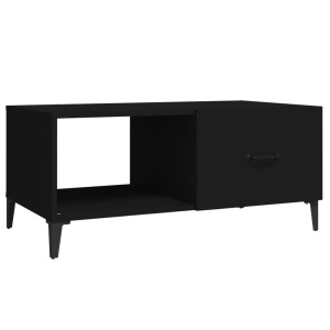 vidaXL, vidaXL Couchtisch Schwarz 90x50x40 cm Holzwerkstoff