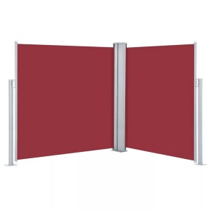 Diverse Hardware, Ausziehbare Seitenmarkise Rot 140 x 600 cm, vidaXL Ausziehbare Seitenmarkise Rot 140 x 600 cm