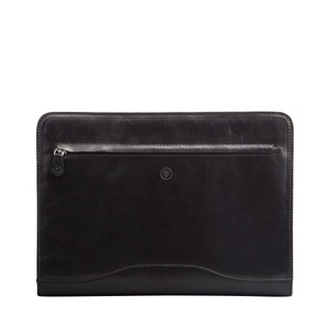 Maxwell Scott, Maxwell Scott Veroli - Leder-Aktenmappe in Schwarz, 