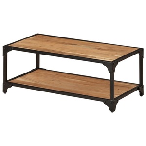 vidaXL, vidaXL Couchtisch 90x45x35 cm Massivholz Akazie, vidaXL Couchtisch 90x45x35 cm Massivholz Akazie