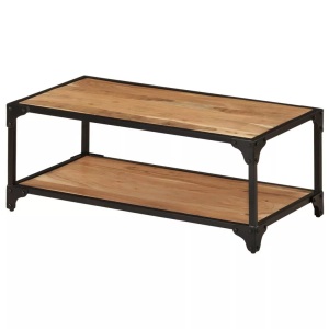 vidaXL, vidaXL Couchtisch 90x45x35 cm Massivholz Akazie, vidaXL Couchtisch 90x45x35 cm Massivholz Akazie