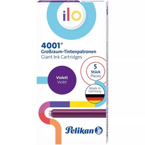 Pelikan, Pelikan Tintenpatrone ilo 4001 Violett 5er Set, Pelikan Tintenpatrone Ilo Violett