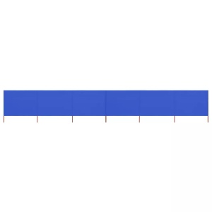 Diverse Hardware, 6-teiliges Windschutzgewebe 800 x 160 cm Azurblau, vidaXL 6-teiliges Windschutzgewebe 800 x 160 cm Azurblau