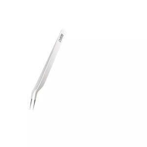 Rubis, Rubis Wimpern Pinzette gebogen, weiss, Rubis Wimpern Pinzette gebogen, weiss