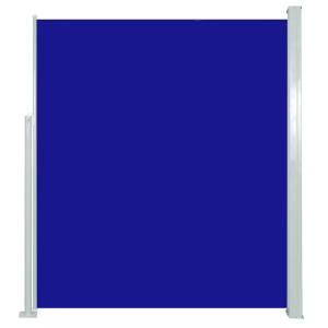 vidaXL, vidaXL Seitenmarkise Ausziehbar 160x500 cm Blau, vidaXL Seitenmarkise Ausziehbar 160x500 cm Blau