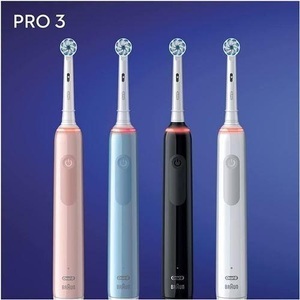 Braun, Oral-B Pro 3 3000 Sensitive Clean, Elektrische Zahnbürste, Oral B Pro 3 3000 Sensitive Clean White JAS22 Elektrische Zahnbürste