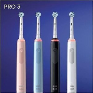 Braun, Oral-B Pro 3 3000 Sensitive Clean, Elektrische Zahnbürste, Oral-B Pro 3 3000 White Elektrische Zahnbürste