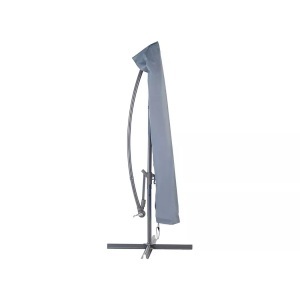 Beliani, Regenschutz für Ampelschirme RAVENNA, AS, Beliani - Regenschutzhülle aus PVC CHUVA, One Size, Taubengrau