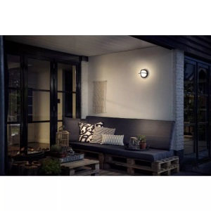 Philips, Philips myGarden Astilbe Außenwandleuchte, Philips Wandleuchte »Astilbe, E27, 4«, 1 flammig, Leuchtmittel E27 LED wechselbar