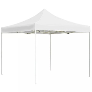 vidaXL, vidaXL Profi-Partyzelt Faltbar Aluminium 2x2 m Weiß