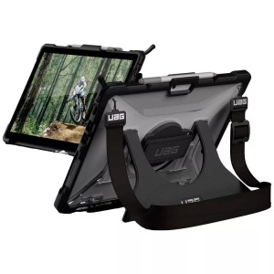 Urban Armor Gear, Urban Armor Gear Plasma Handstrap Case Backcover Microsoft Surface Pro 9 Ice, Transparent Tablet-Cover, UAG Tablet Back Cover Plasma Surface Pro 9