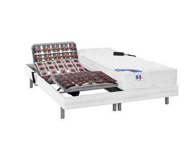 Vente-unique, Matratzen elektrischer Lattenrost Matratzen elektrischer Lattenrost, Vente-unique - Matratzen elektrischer Lattenrost, 70X190CM, Weiss