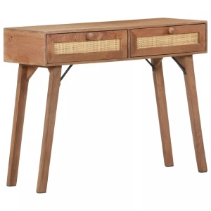 vidaXL, vidaXL Konsolentisch 100x35x76 cm Mango Massivholz, vidaXL Konsolentisch 100x35x76 cm Mango Massivholz