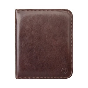 Maxwell Scott, Maxwell Scott Atella - Luxus Leder Uhrenetui in Dunkelbraun, 