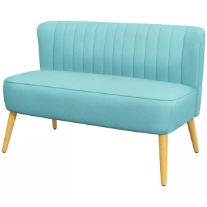 Northio, Northio - 2-Sitzer Sofa Zweisitzer, Loveseat mit Leinenoptik, Doppelsofa Holzbeine, bis 150 kg Belastbar, Grün, 117 x 56,5 77 cm, One Size, Northio - 2-Sitzer Sofa Zweisitzer, Loveseat mit Leinenoptik, Doppelsofa Holzbeine, bis 150 kg Belastbar, Grün, 117 x 56,5 77 cm, One Size