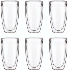 BODUM, Bodum Kaffeebecher Pavina Outdoor, Bodum Thermotasse »Pavina Outdoor 4«, (6 tlg.)