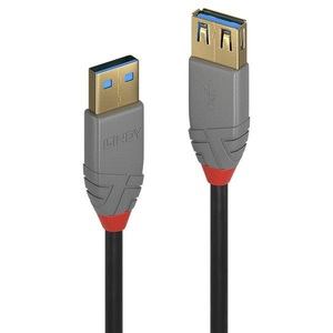 LINDY, LINDY USB 3.0 Verlängerungskabel [1x USB 3.0 Stecker A - 1x USB 3.0 Buchse A] 1 m Schwarz, LINDY USB-Kabel USB 3.2 Gen1 (USB 3.0 / USB 3.1 Gen1) USB-A Stecker, USB-A Buchse 1.00 m Schwarz 36761