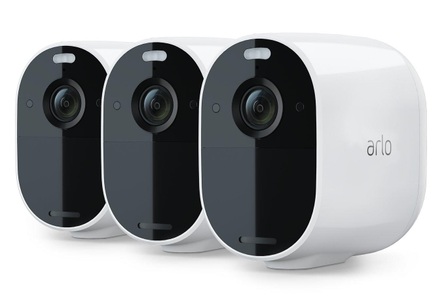 Arlo, ARLO Essential Spotlight 4cam Kit VMC2430-100EUS WLAN IP-Überwachungskamera-Set mit 4 Kameras 1920 x 1080 Pixel, Arlo Essential Außenkamera, 4er Set, weiß