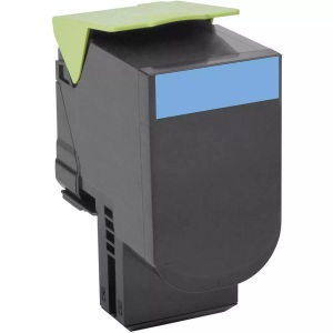 Lexmark, Original Tonerpatrone cyan Lexmark 80C20C0, Lexmark Toner, blau, Return, 80C20C0, (1'000 Seiten)