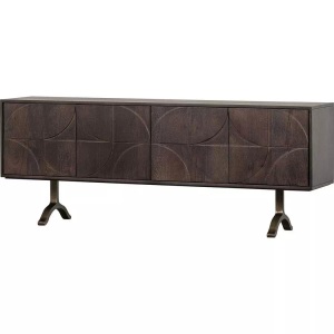 mutoni living, Sideboard Draw Mangoholz walnuss 180, Sideboard Draw Mangoholz walnuss 180
