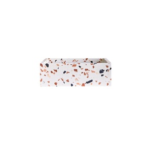 Tikamoon, Quadratisches Waschbecken aus Premium-Terrazzo Brown Made Quadratisches Waschbecken aus Premium-Terrazzo Brown Made, Tikamoon - Quadratisches Waschbecken aus Premium-Terrazzo Brown Made, One Size, Braun