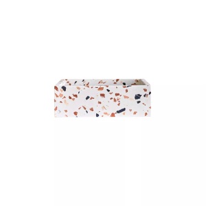 Tikamoon, Quadratisches Waschbecken aus Premium-Terrazzo Brown Made Quadratisches Waschbecken aus Premium-Terrazzo Brown Made, Tikamoon - Quadratisches Waschbecken aus Premium-Terrazzo Brown Made, One Size, Braun