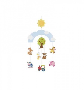 goki, goki Holzmobile Bauernhof - bunt, Goki 52901 - Mobile Bauernhof