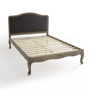 LA REDOUTE INTERIEURS, Bett Janel mit Lattenrost Bett Janel mit Lattenrost, La Redoute Intérieurs - Bett Janel mit Lattenrost, 160X200CM, Grau