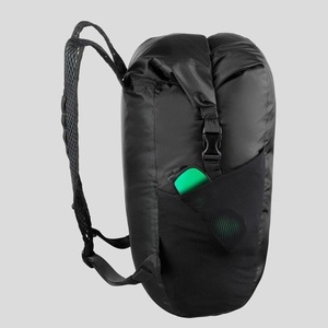 FORCLAZ, Rucksack Travel Compact Faltbar Wasserdicht 20liter Unisex Schwarz, 