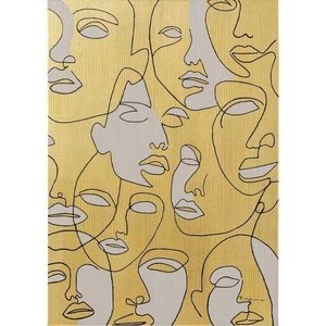 Kare Design, Leinwandbild Faces 70x100, Leinwandbild Faces 70x100
