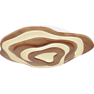 mutoni light, Deckenleuchte Jacks Holz dunkelbraun LED